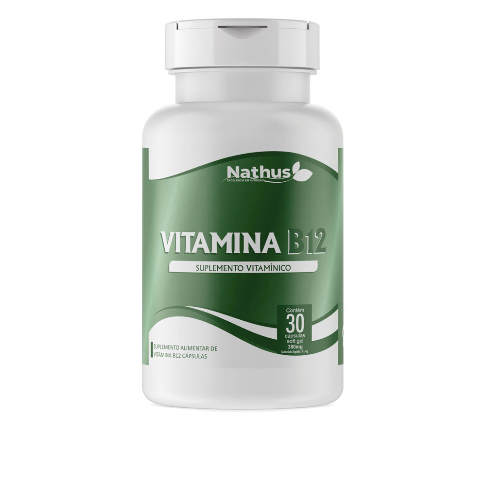 Vitamina B12 380mg 30 cápsulas Nathus Brandvale