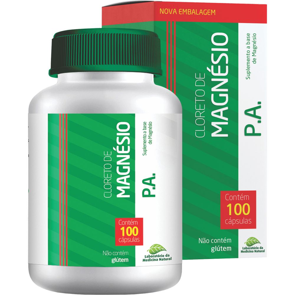Cloreto de Magnesio 500mg 100 cápsulas Medinal