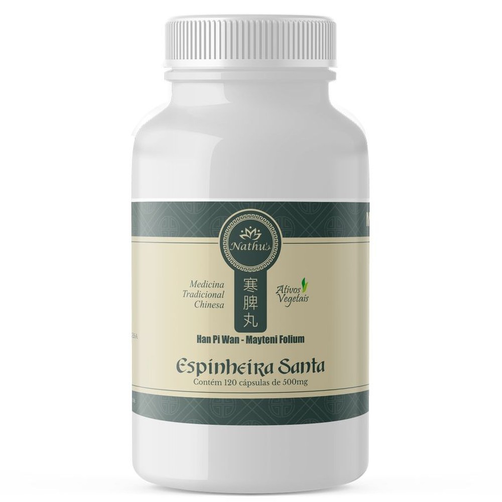 Espinheira Santa MTC 500mg 120 cápsulas Nathus