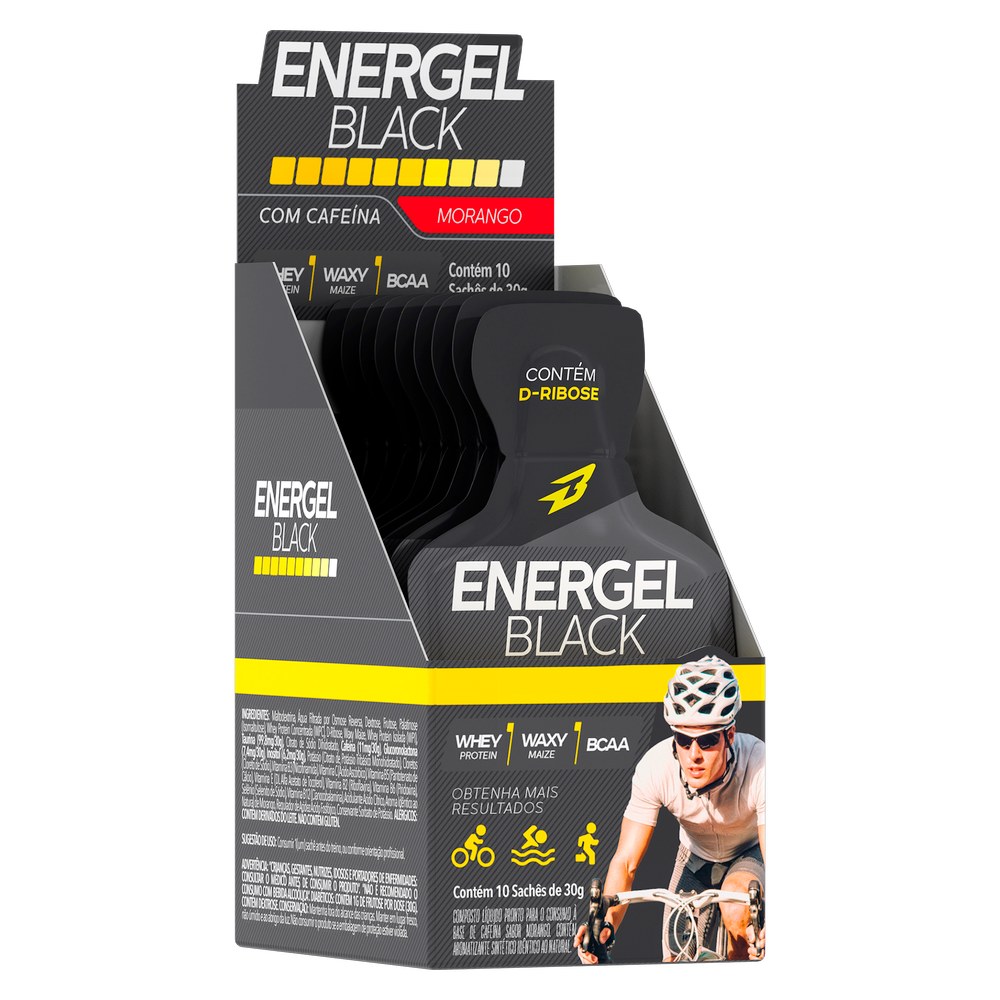 Energel Black 10x30g Morango Body Action