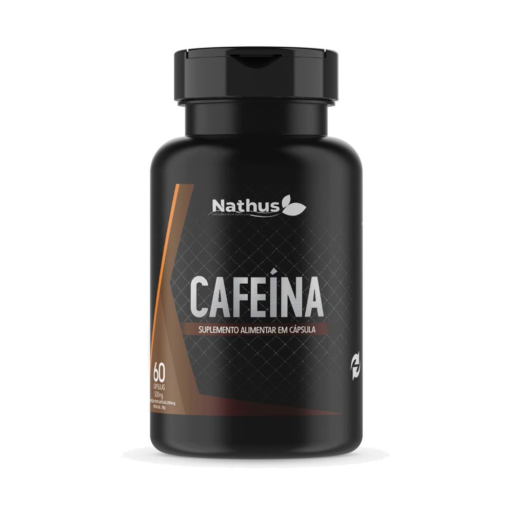 Cafeina (200mg) 500mg 60 cápsulas Nathus