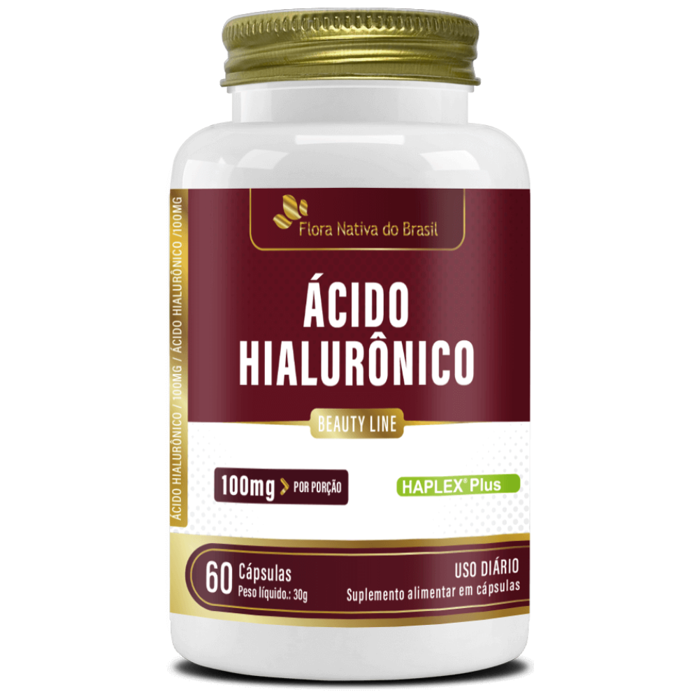 Acido Hialuronico 500mg 60 cápsulas Flora Nativa