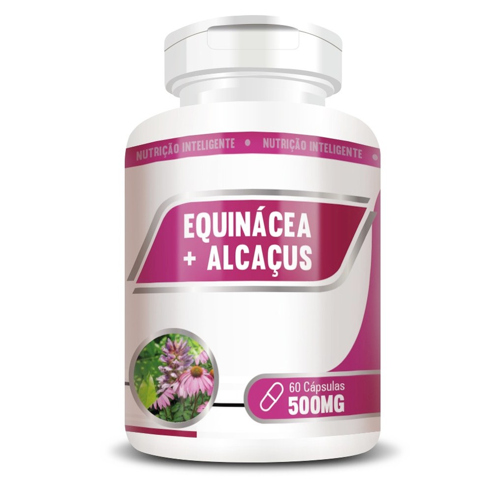 Equinacea com Alcacus 500mg 60 cápsulas RN Suplementos