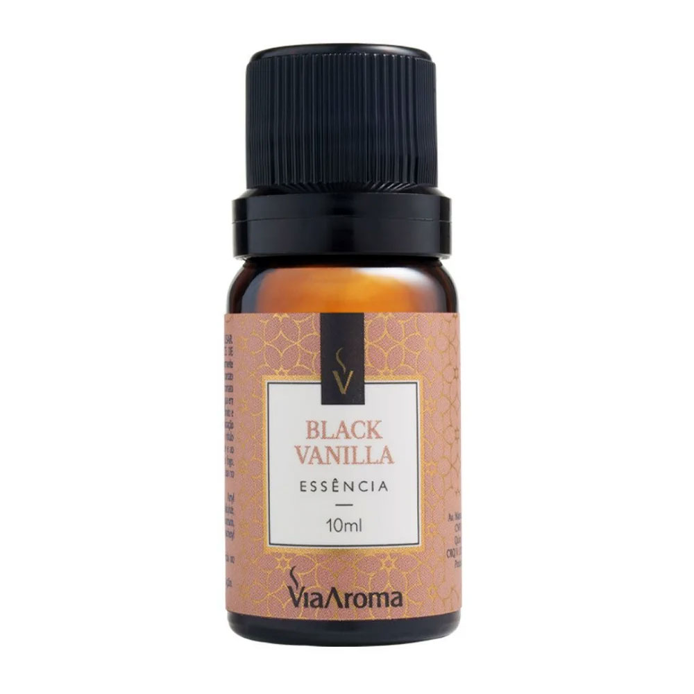 Essencia Vanilla Black 10ml Via Aroma