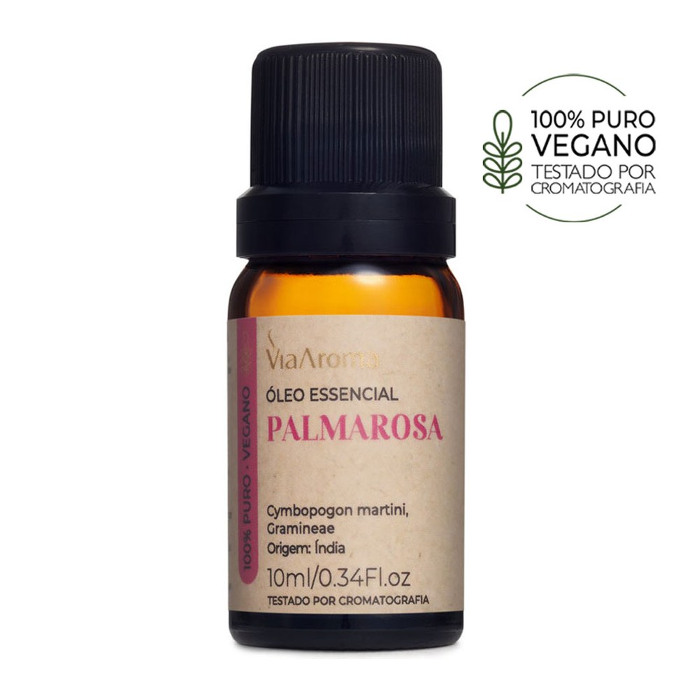 Oleo Essencial Palmarosa 10ml Via Aroma