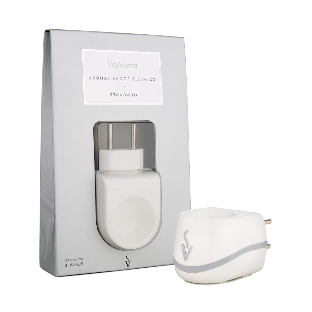Aromatizador Eletrico Standard Branco Plástico Via Aroma