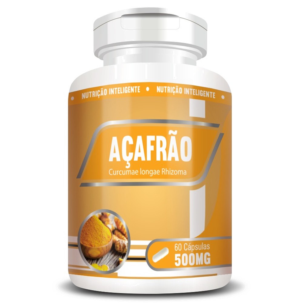 Açafrao 500mg 60 cápsulas RN Suplementos
