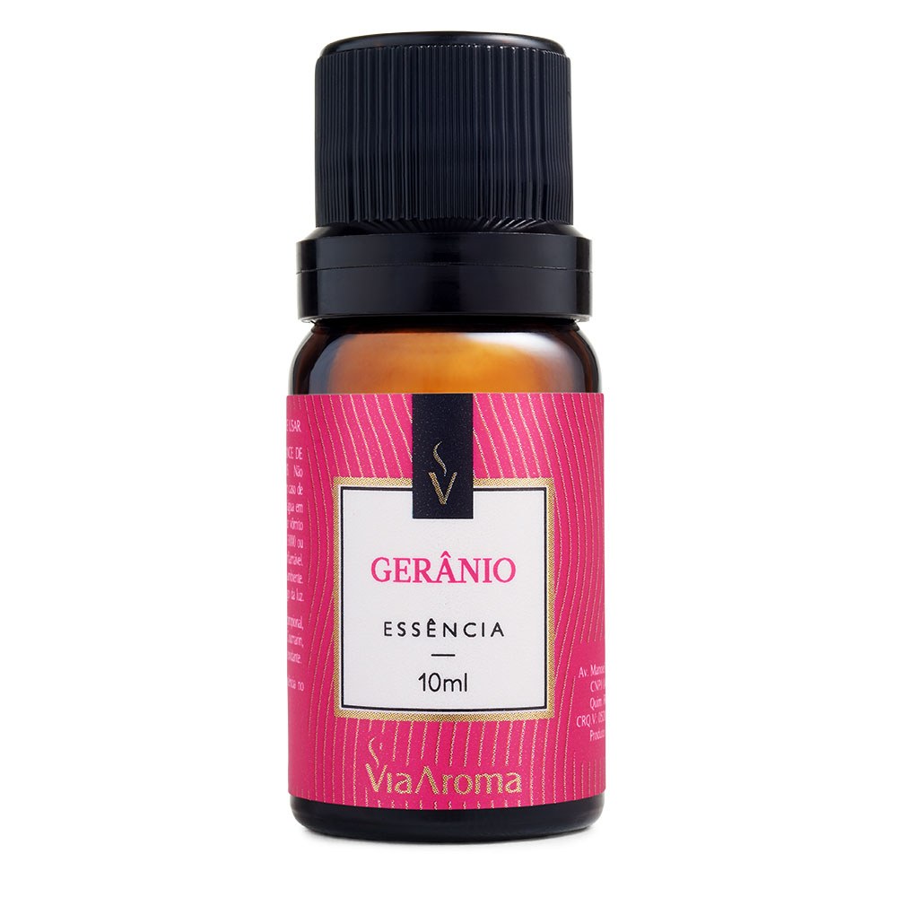 Essencia Geranio 10ml Via Aroma