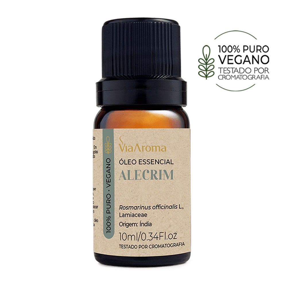 Oleo Essencial Alecrim 10ml Via Aroma
