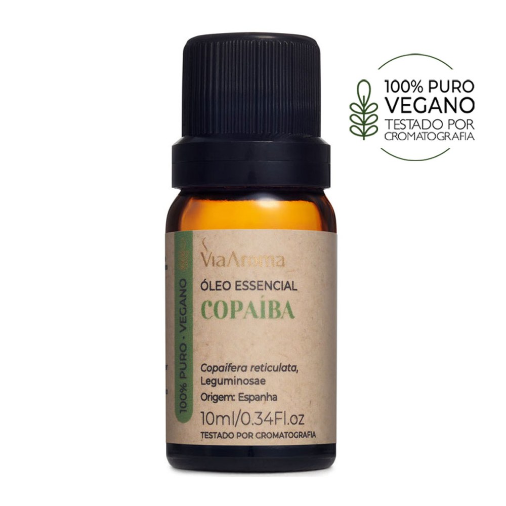 Oleo Essencial Copaiba 10ml Via Aroma