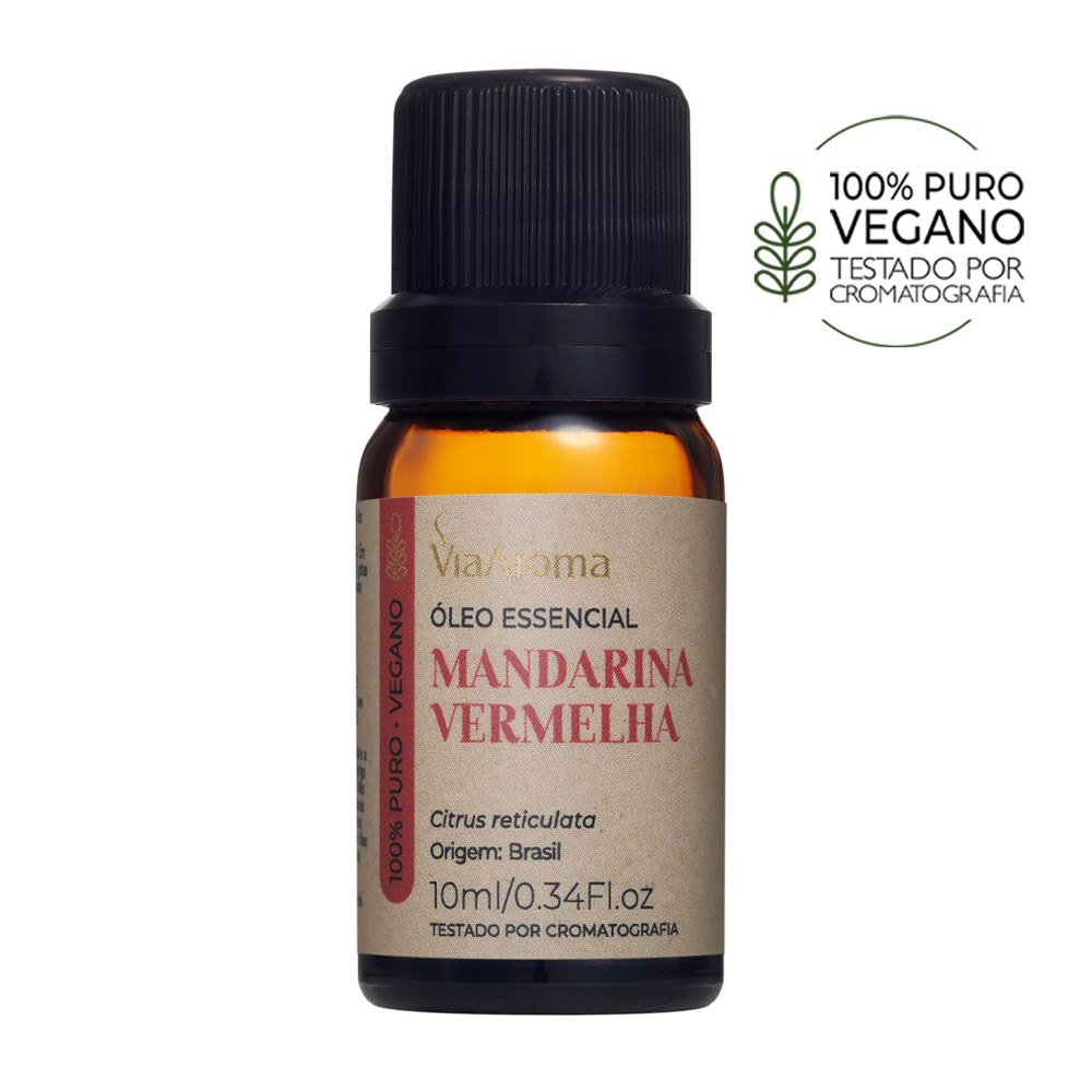 Oleo Essencial Mandarina Vermelha 10ml Via Aroma