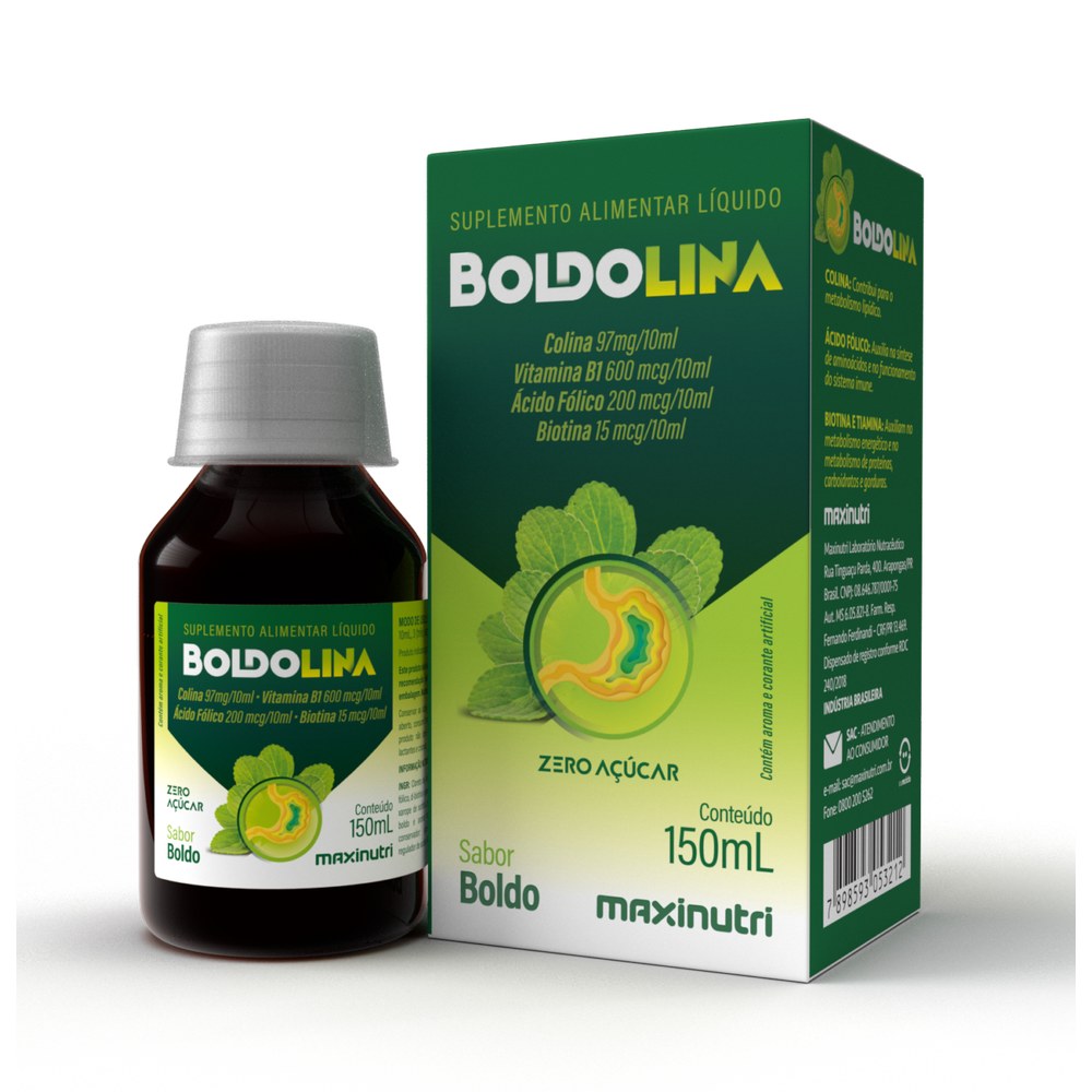 Boldolina Frasco (Colina + Assoc.) 150ml Boldo Maxinutri
