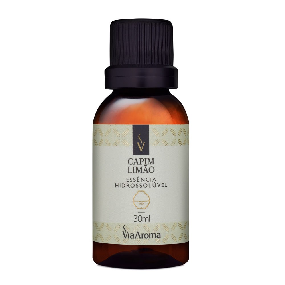 Essencia Hidrossoluvel Capim Limao 30ml Via Aroma