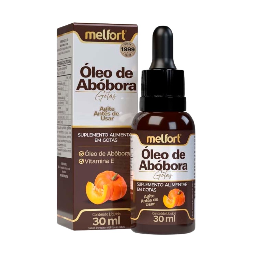 Oleo de Semente de Abobora em Gotas 30ml Melfort