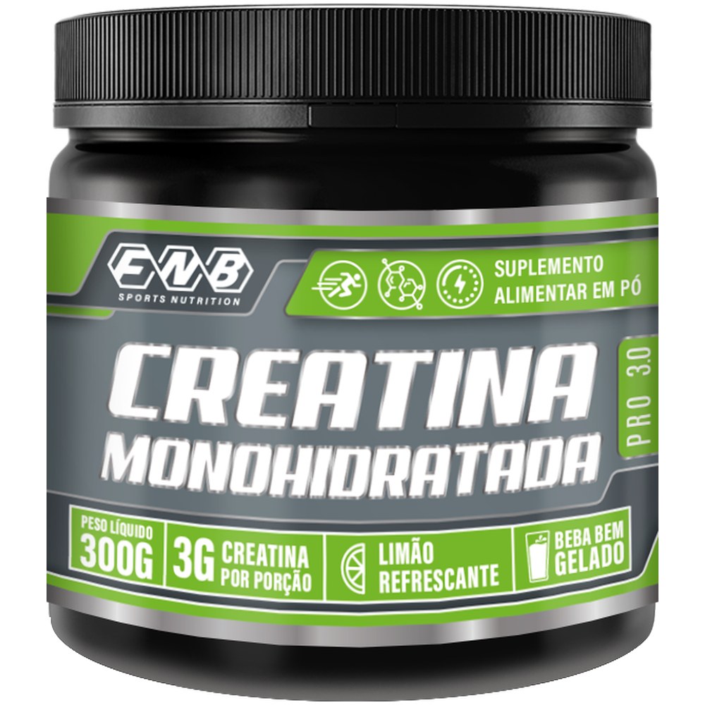 Creatina Monohidratada Limao 300g Flora Nativa