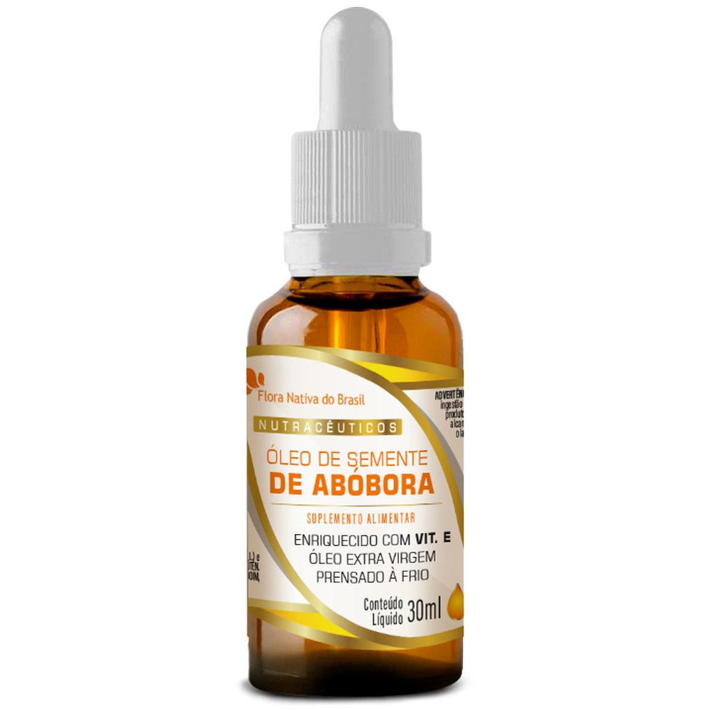 Oleo de semente de Abobora em Gotas 30ml Flora Nativa