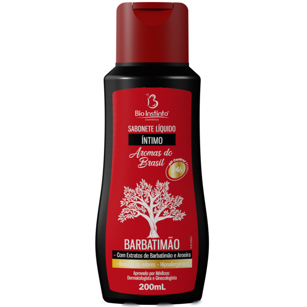 Sabonete Intimo Liquido de Barbatimao 200ml Bio Instinto