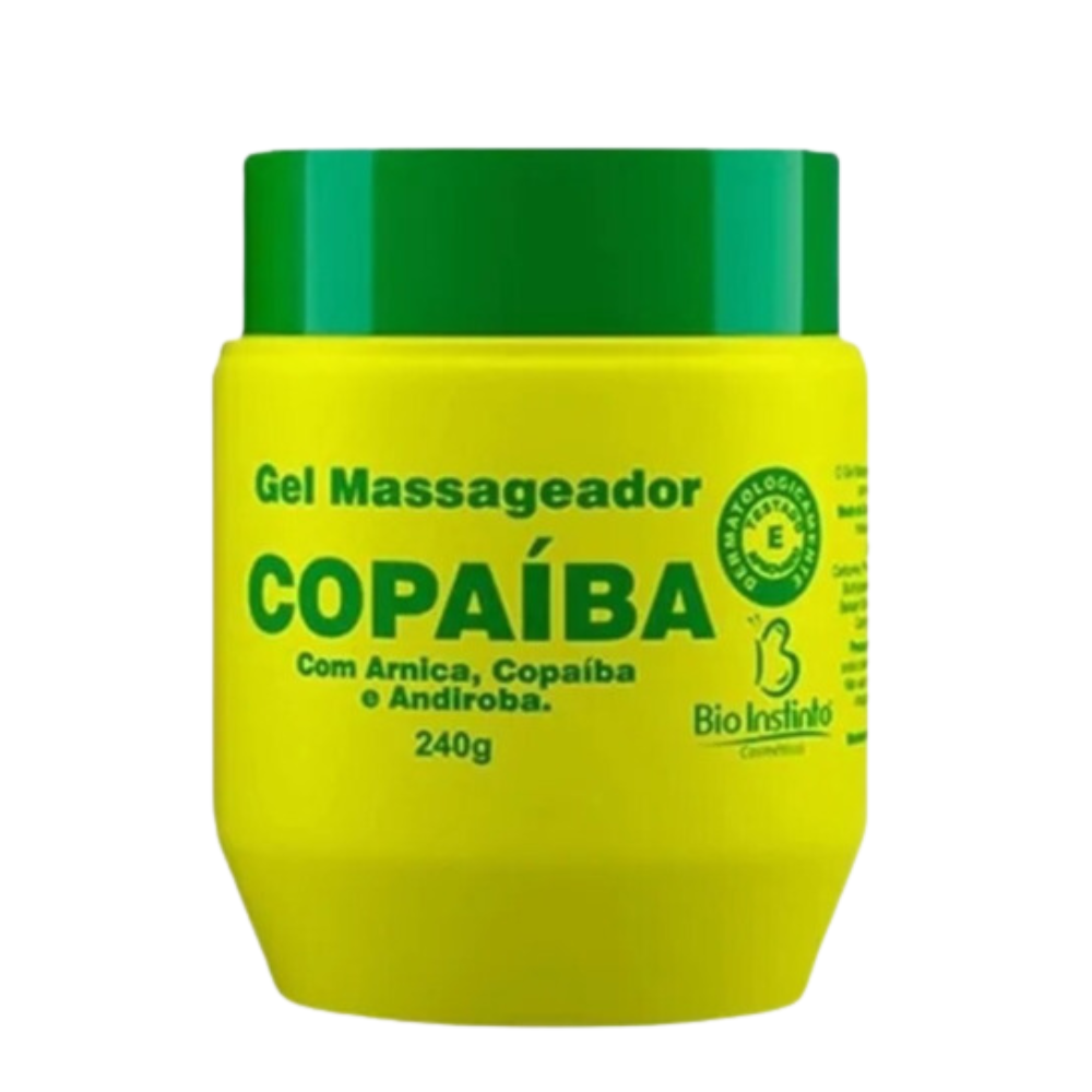 Gel Massageador Copaíba com Arnica e Andiroba 200g Bio Instinto