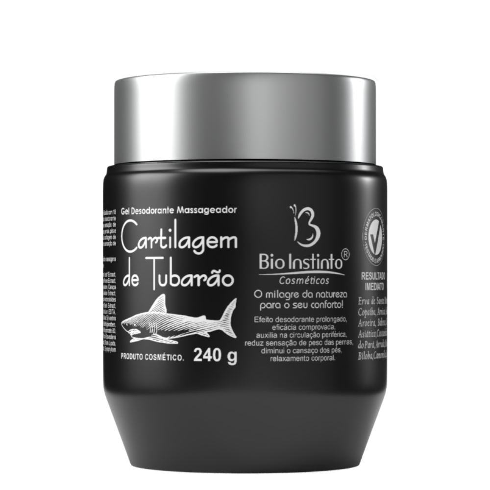 Gel Massageador Cartilagem de Tubarao 240g Bio Instinto