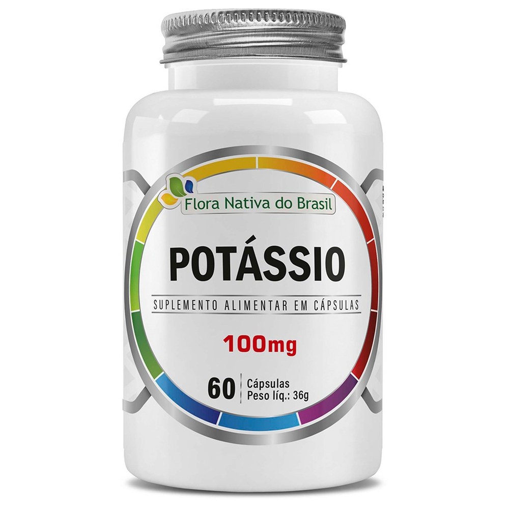 Potassio (100mg) 600mg 60 cápsulas Flora Nativa