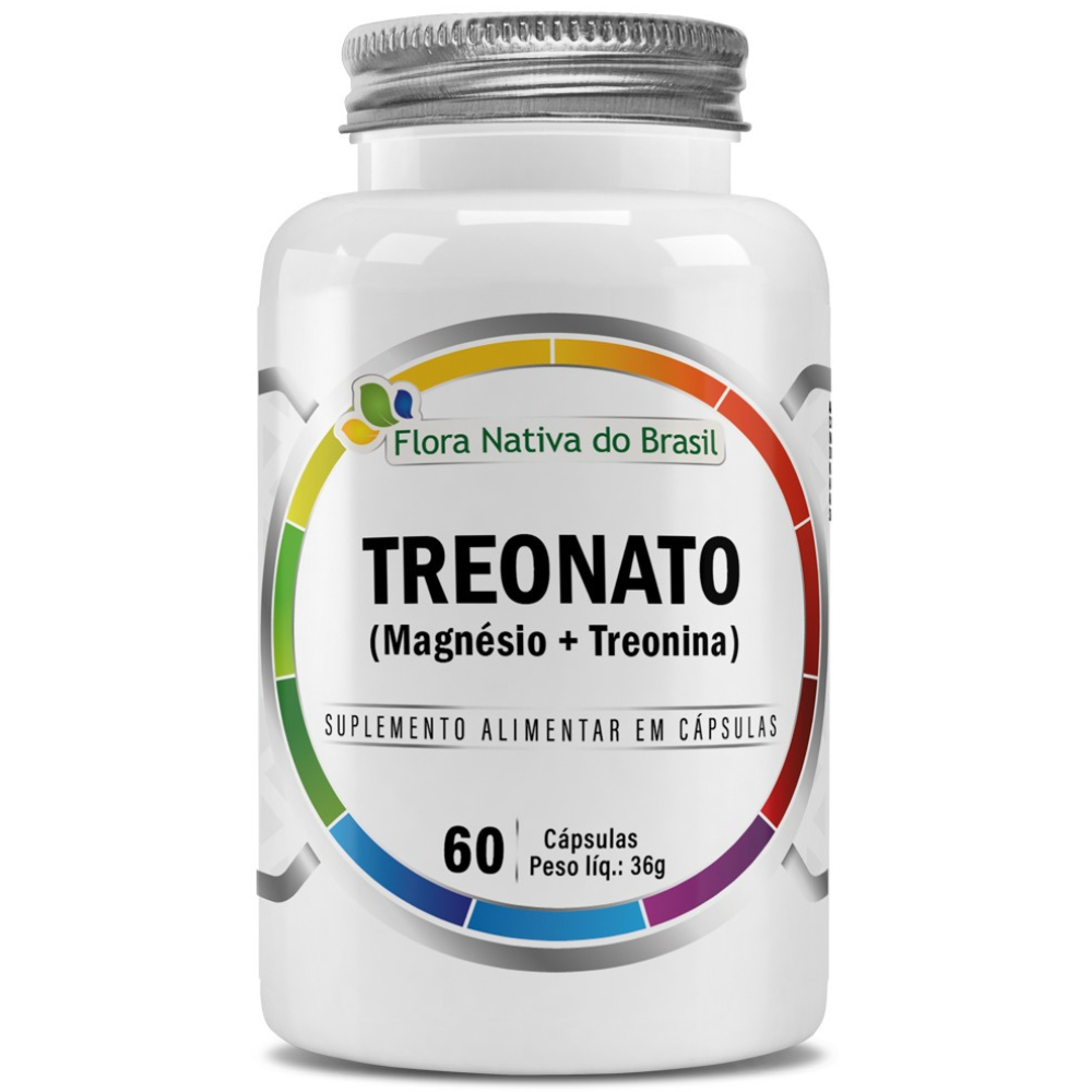Magnesio Treonato 500mg 60 cápsulas Flora Nativa