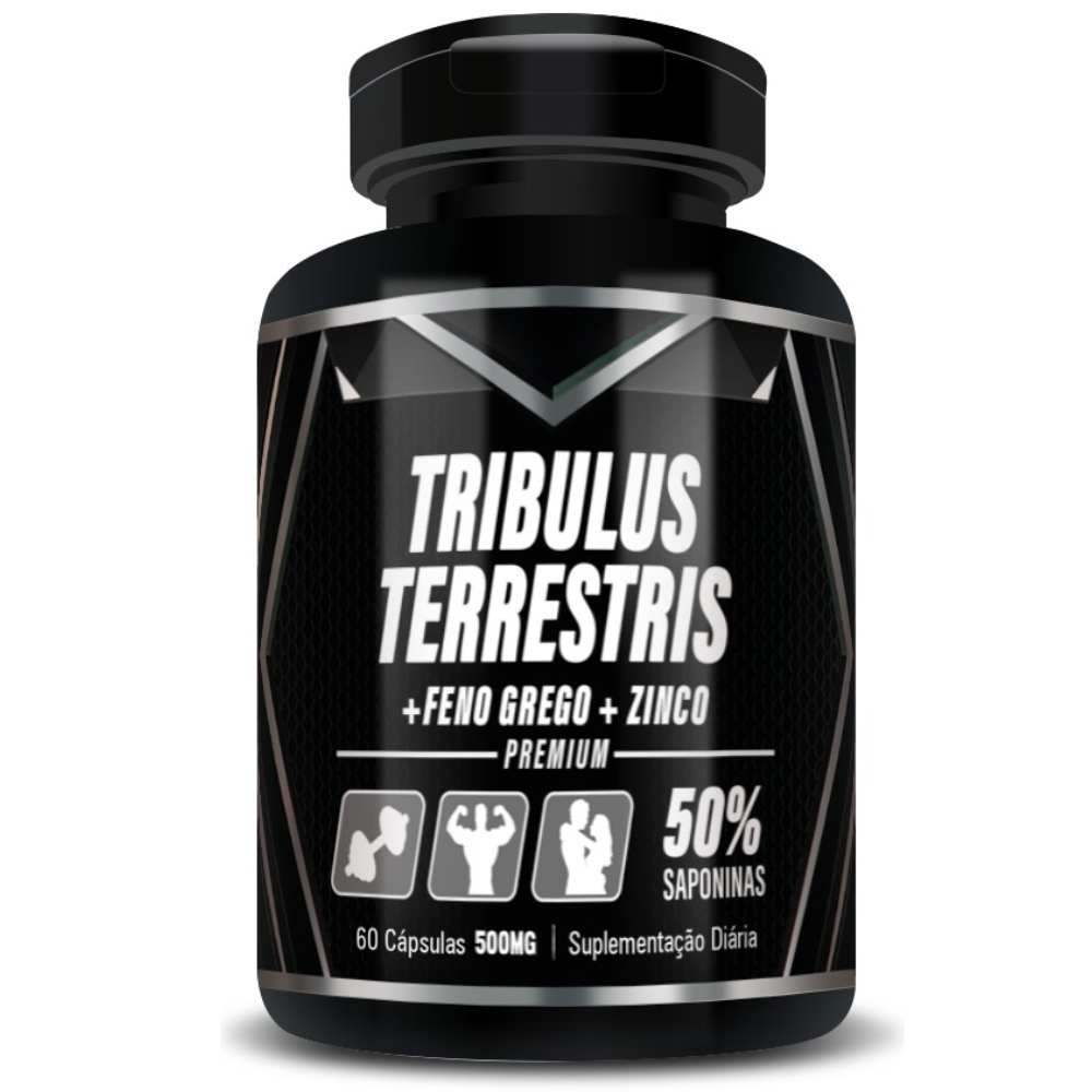 Tribulus Terrestris com Feno Grego e Zinco 500mg 60 cápsulas Kury Ervas