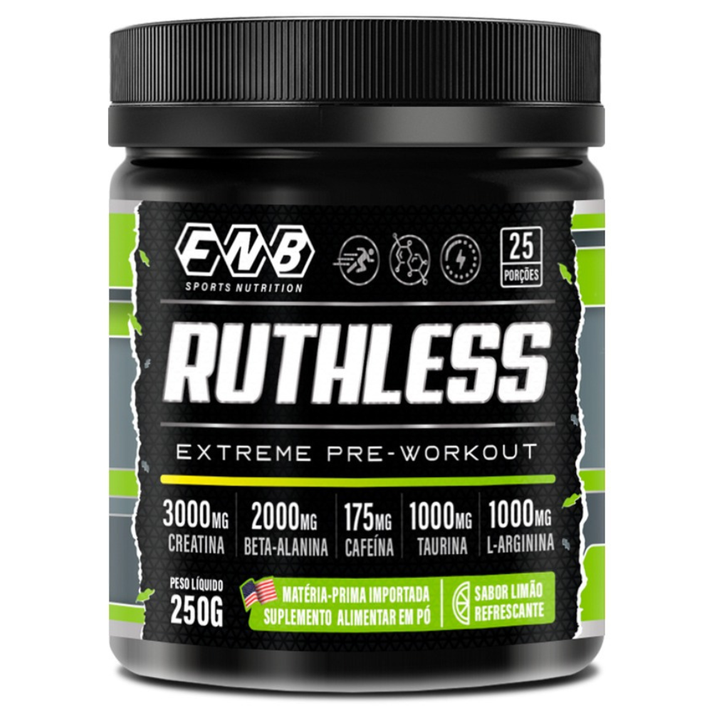 Ruthless Pre-Treino 250g Sabor Limao Flora Nativa