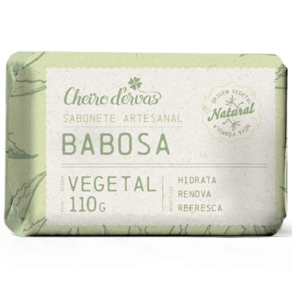 Sabonete Babosa Natural 110g Cheiro D'ervas