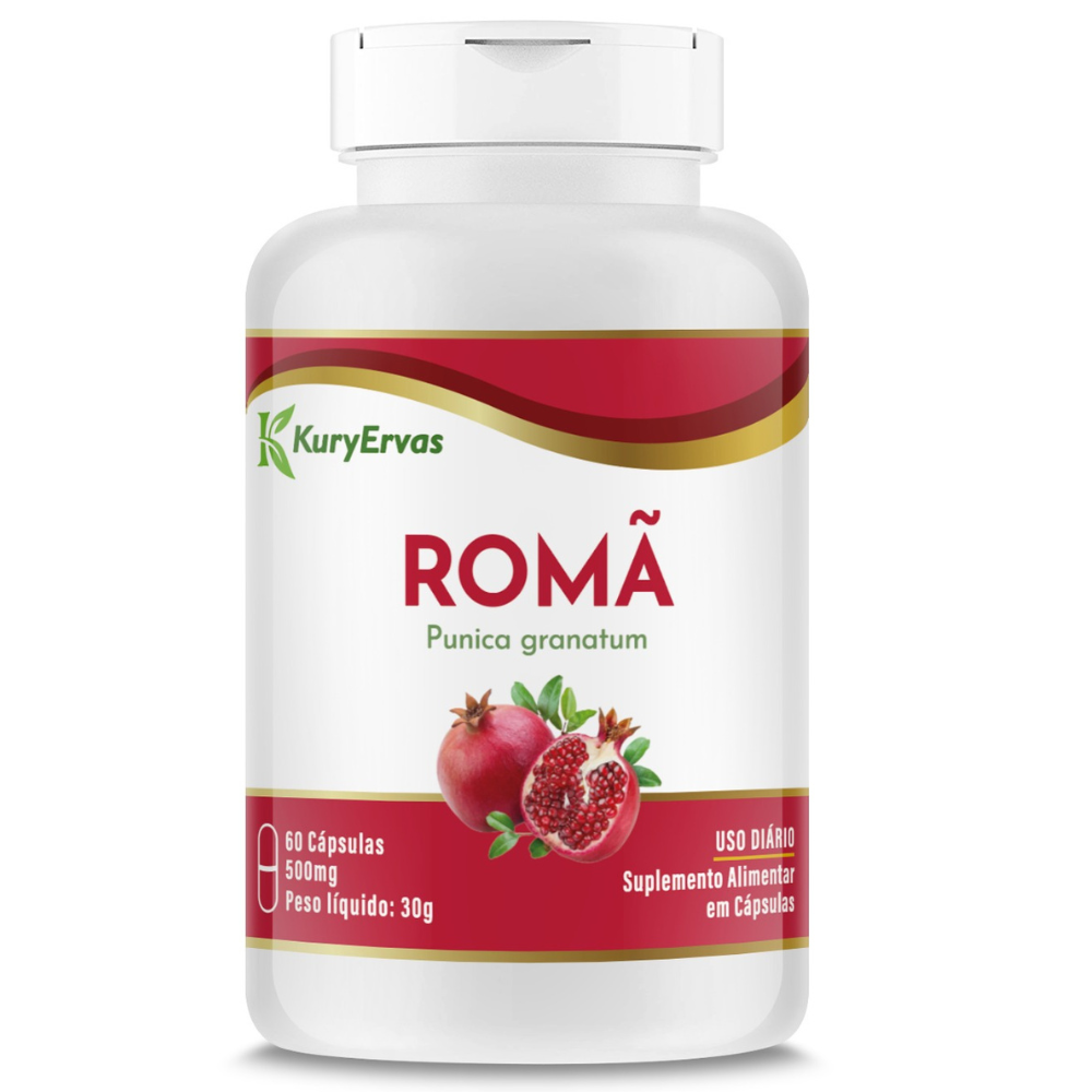Roma 500mg 60 cápsulas Kury Ervas