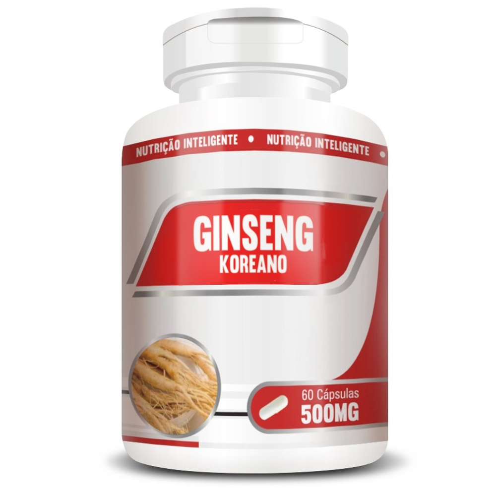 Ginseng Koreano 500mg 60 cápsulas RN Suplementos
