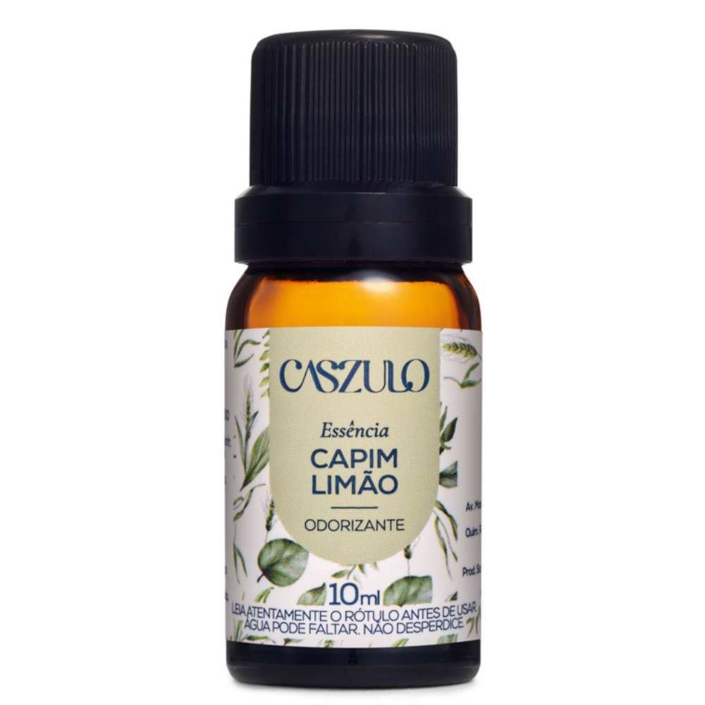 Essencia Capim Limao 10ml Caszulo Via Aroma