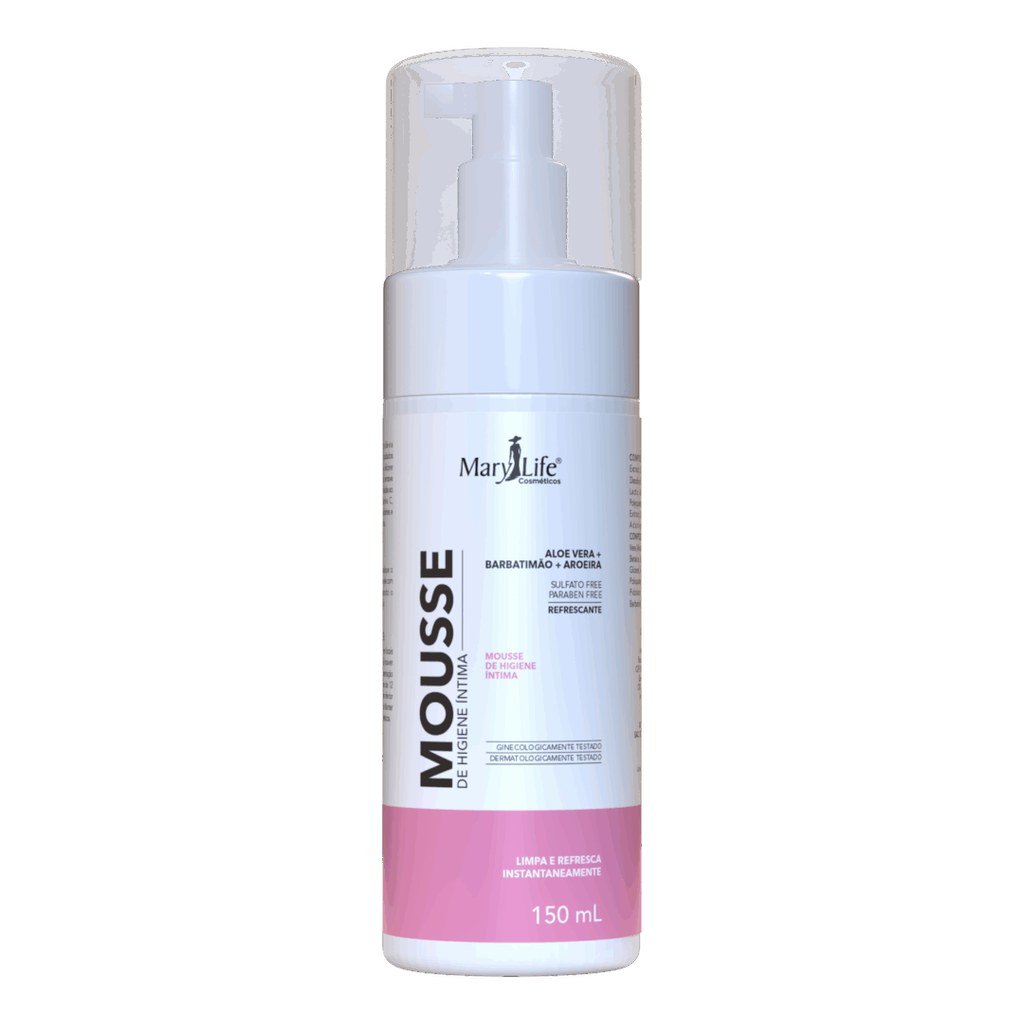 Mousse de Higiene Intimo Aloe Vera Barbatimao Aroeira 150ml Bio Instinto