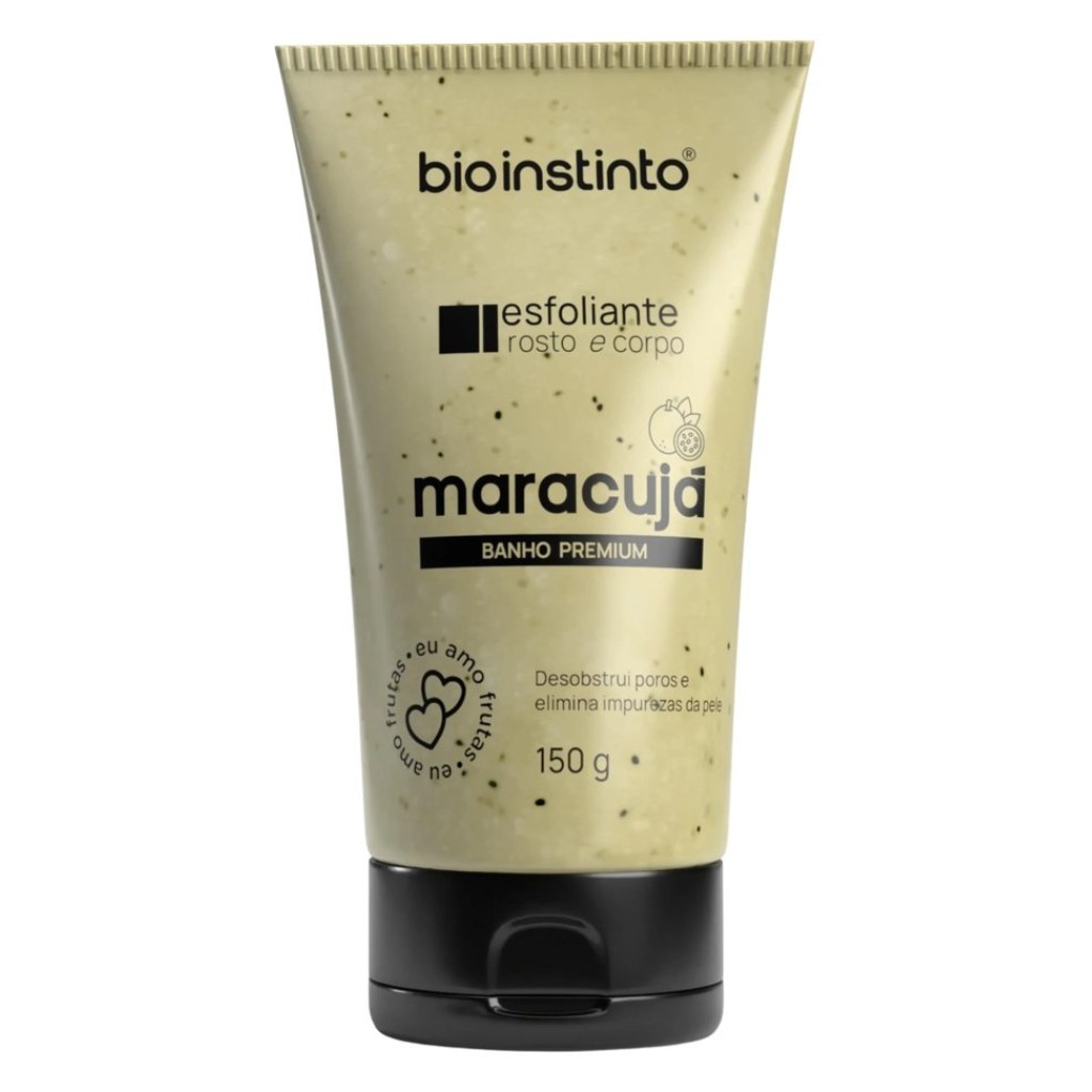 Esfoliante Rosto e Corpo Maracuja 150g Bio Instinto