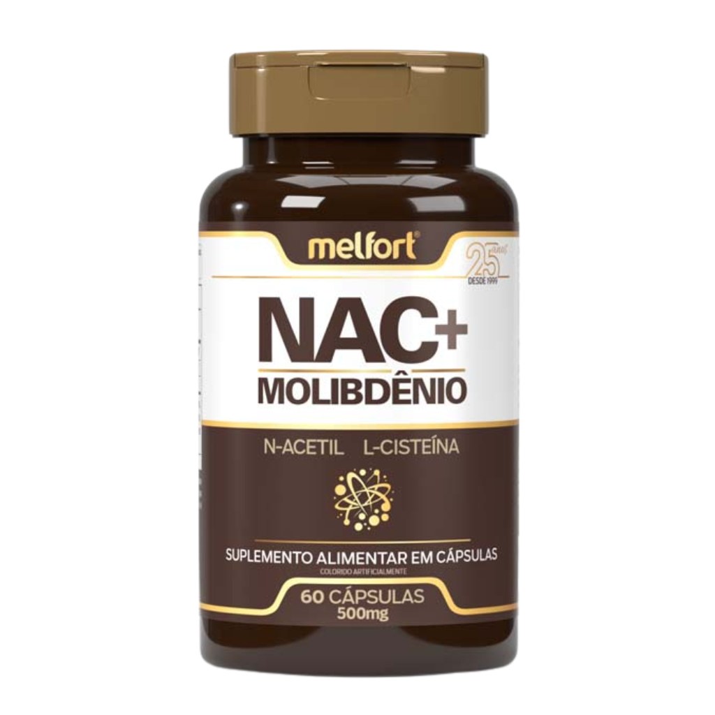 Nac + Molibdenio 500mg 60 cápsulas Melfort