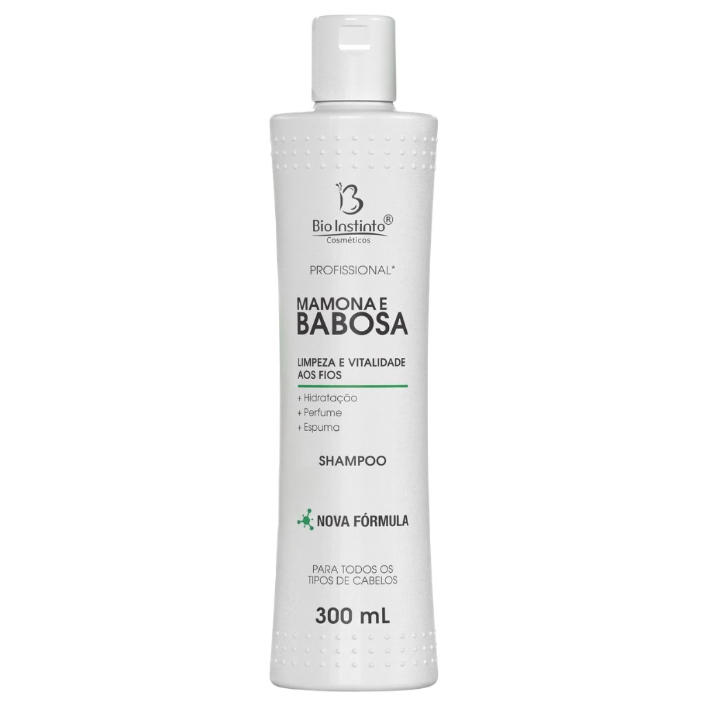 Capilar Shampoo Mamona e Babosa 300ml Bio Instinto