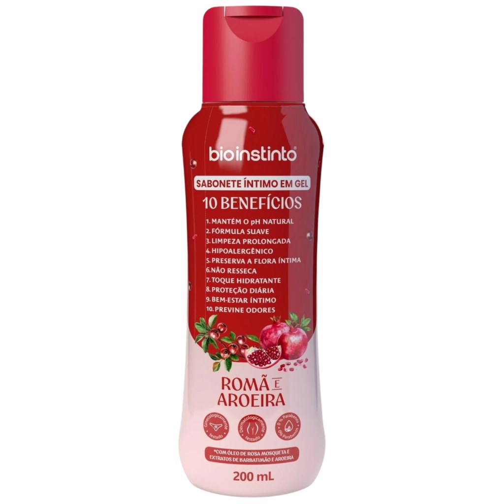 Sabonete Intimo Gel Roma e Aroeira 200ml Bio Instinto