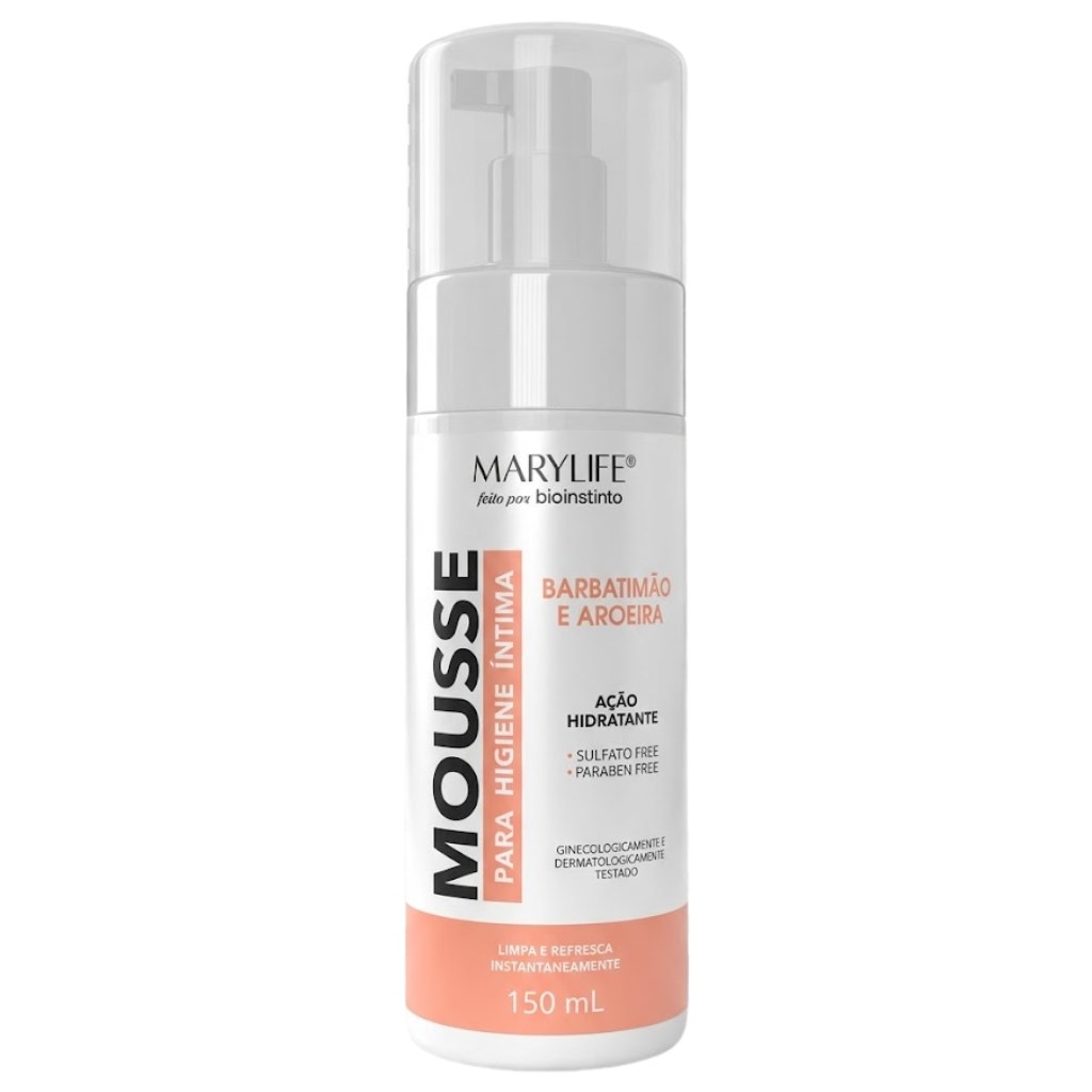 Mousse de Higiene Intimo Barbatimao e Aroeira 150ml Bio Instinto