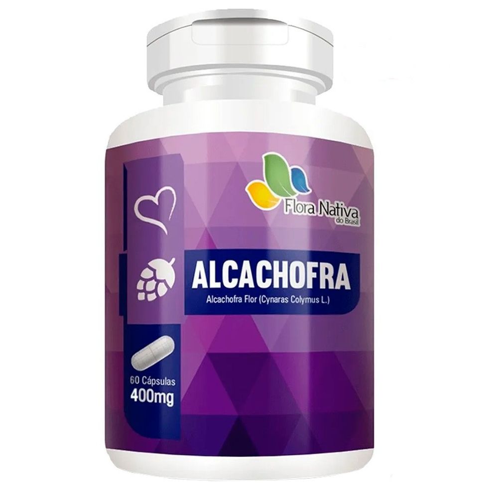 Alcachofra 400mg 60 cápsulas Flora Nativa