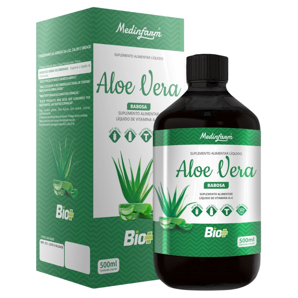 Aloe Vera (Babosa) 500ml Bionutrir