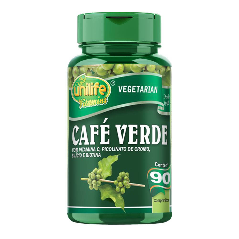 Cafe Verde 400mg 90 comprimidos Unilife