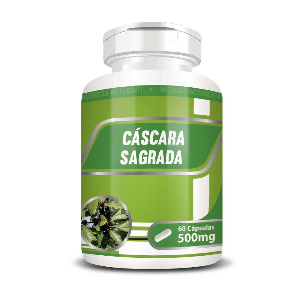Cascara Sagrada 500mg 60 cápsulas RN Suplementos