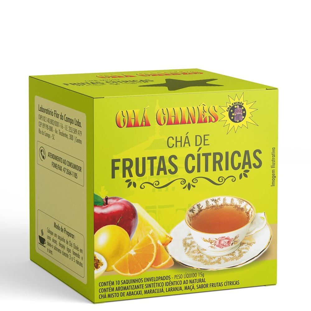 Cha Frutas Citricas 15g Cha Chines
