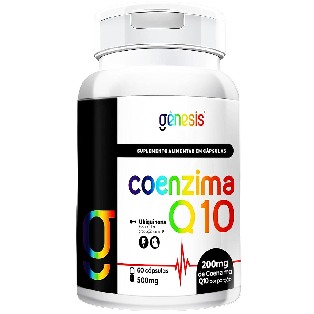 Coenzima Q10 (200mg por porção) 450mg 60 cápsulas Medinfarm - Genesis