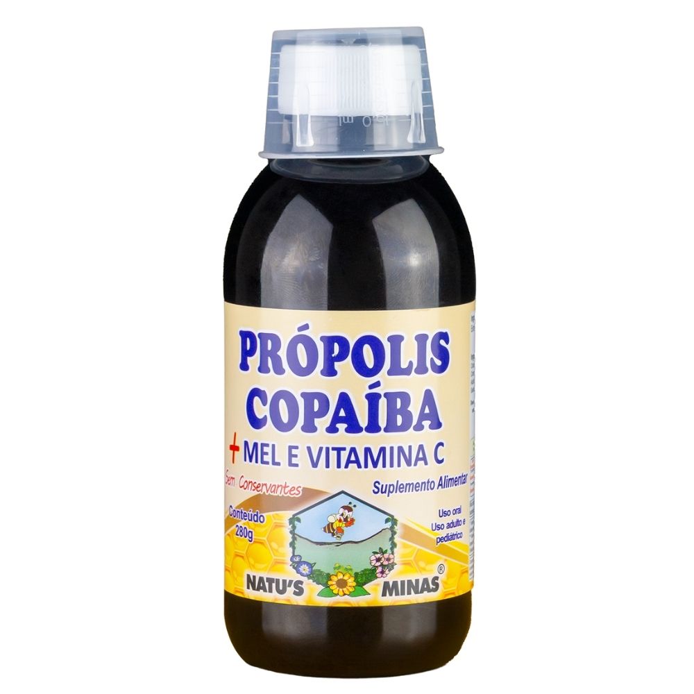 Extrato de Propolis com Copaiba e Vit. C 280g Natus Minas