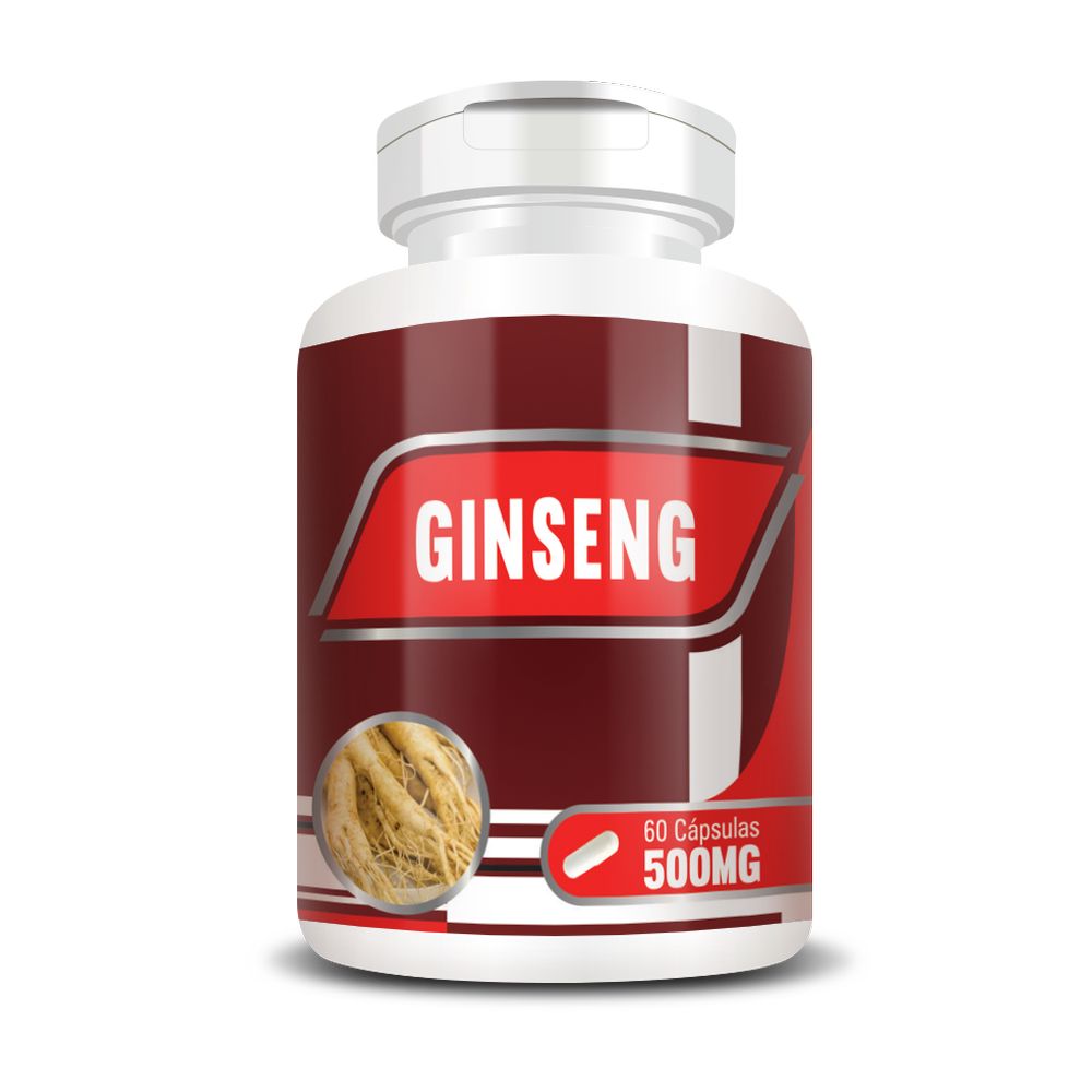 Ginseng (Brasileiro) 500mg 60 cápsulas RN Suplementos