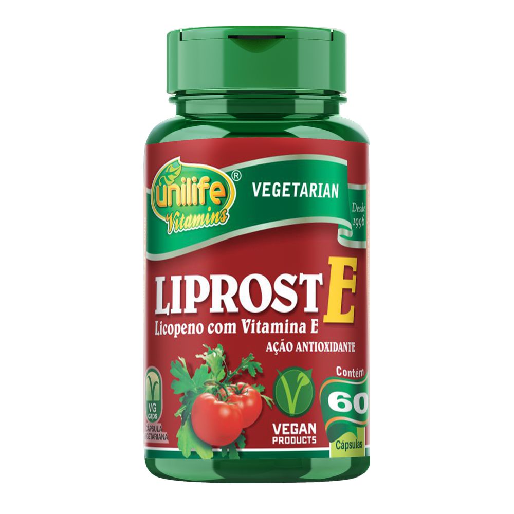 Liprost - Licopeno com Vitamina E - 450mg 60 cápsulas Unilife