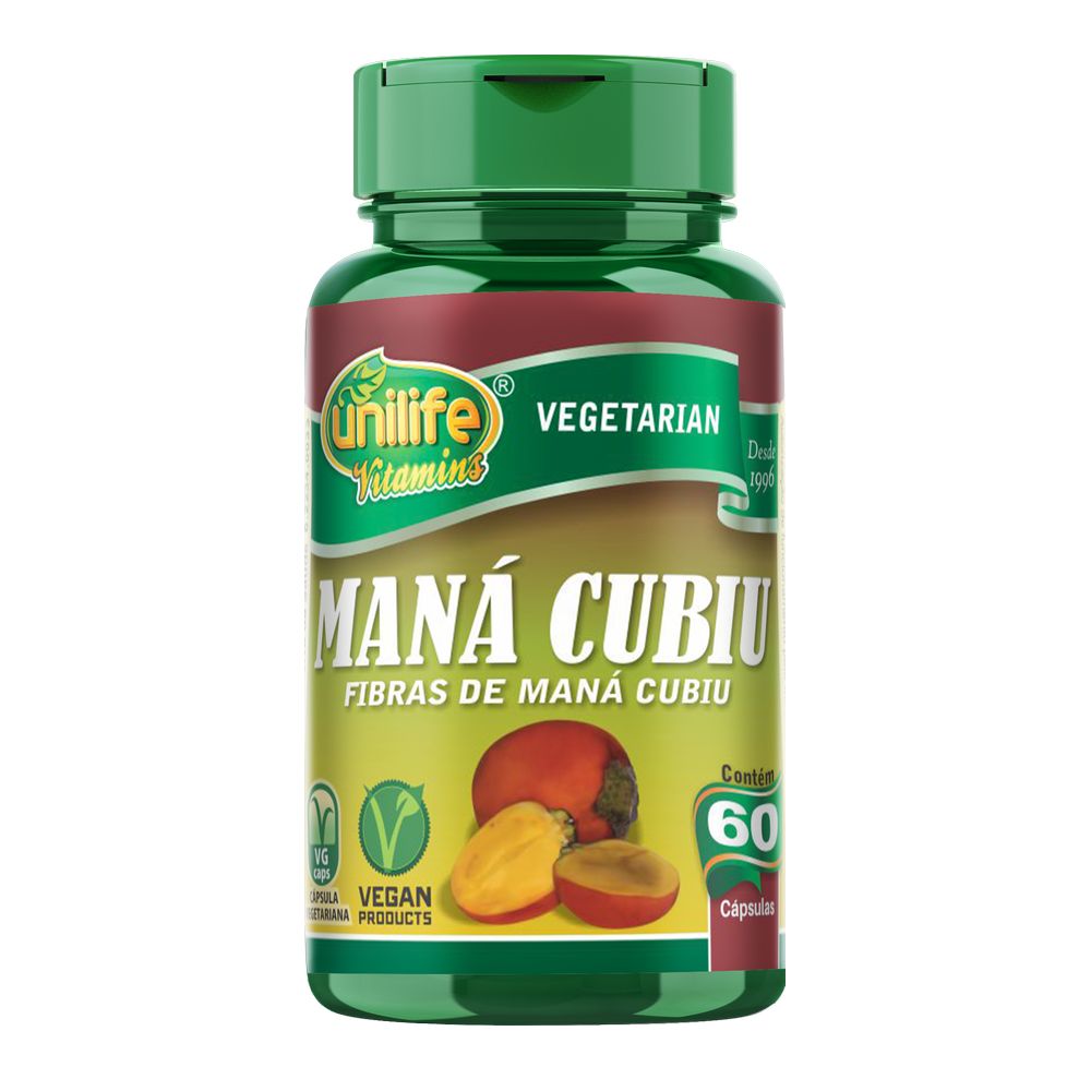 Mana Cubiu 550mg 60 cápsulas Unilife