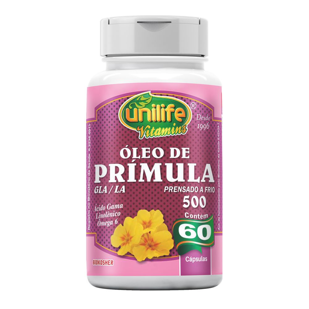 Oleo de Primula 700mg 60 cápsulas Unilife
