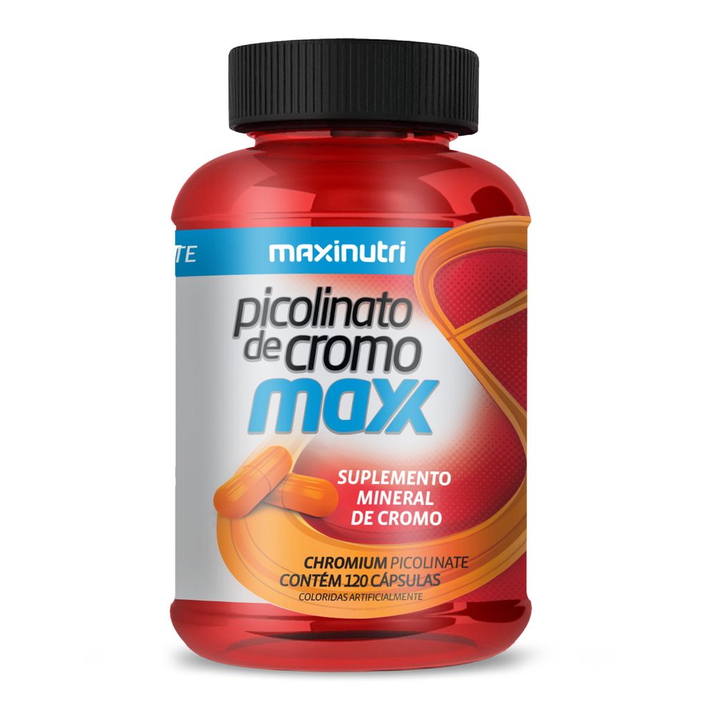 Picolinato de Cromo Maxx 530mg 120 cápsulas Maxinutri