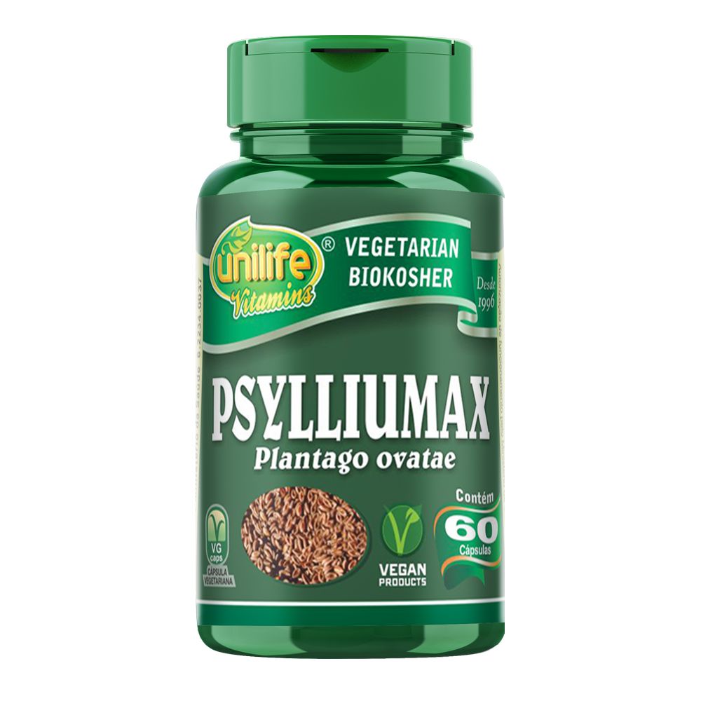Psylliumax 550mg 60 cápsulas Unilife